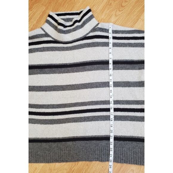 Nordstrom Signature Stripe Turtleneck Sweater XL - Picture 10 of 13